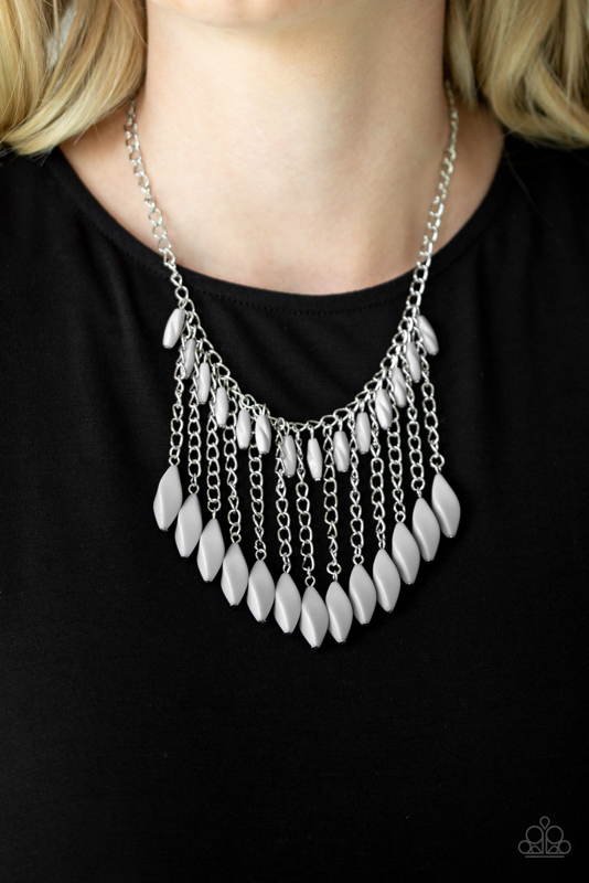 Venturous Vibes - Silver Necklace