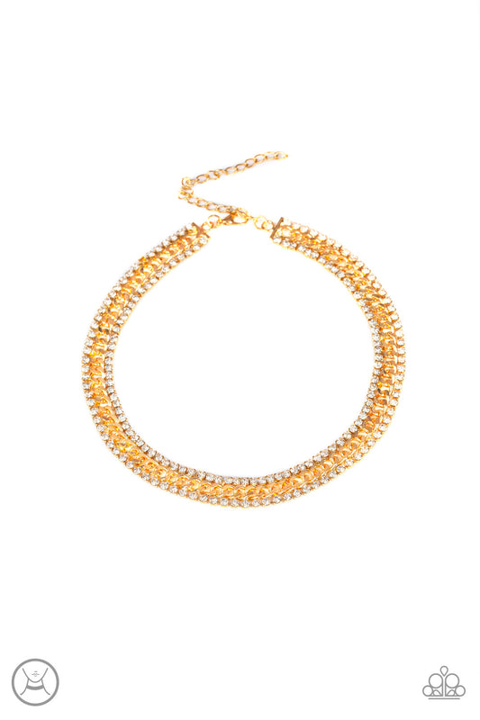 Empo-HER-ment - Gold Paparazzi Necklace