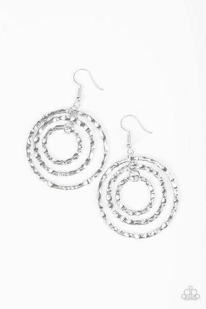 Radical Ripple - Silver Earring