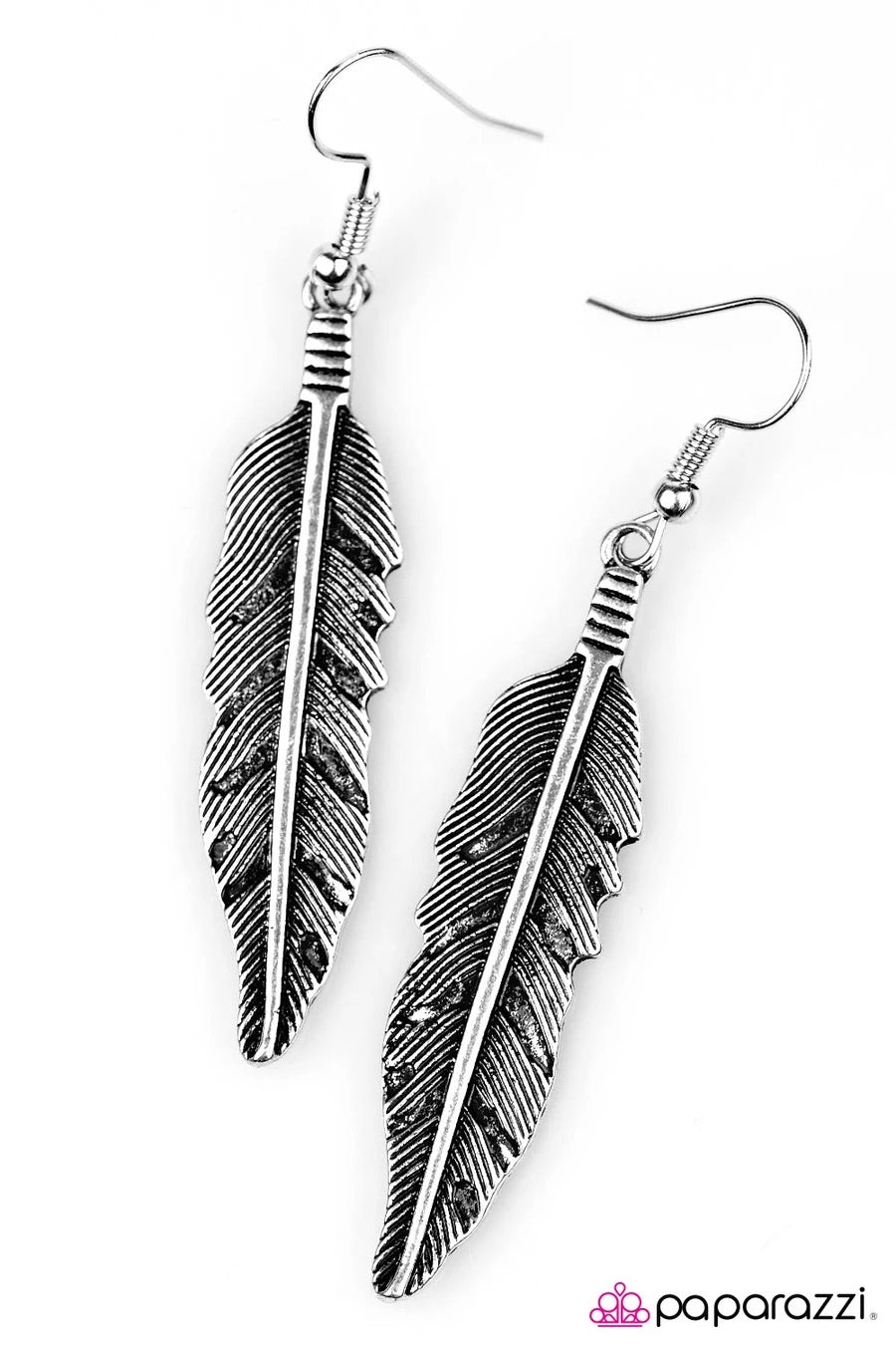 Go Fly - Silver Paparazzi Earring