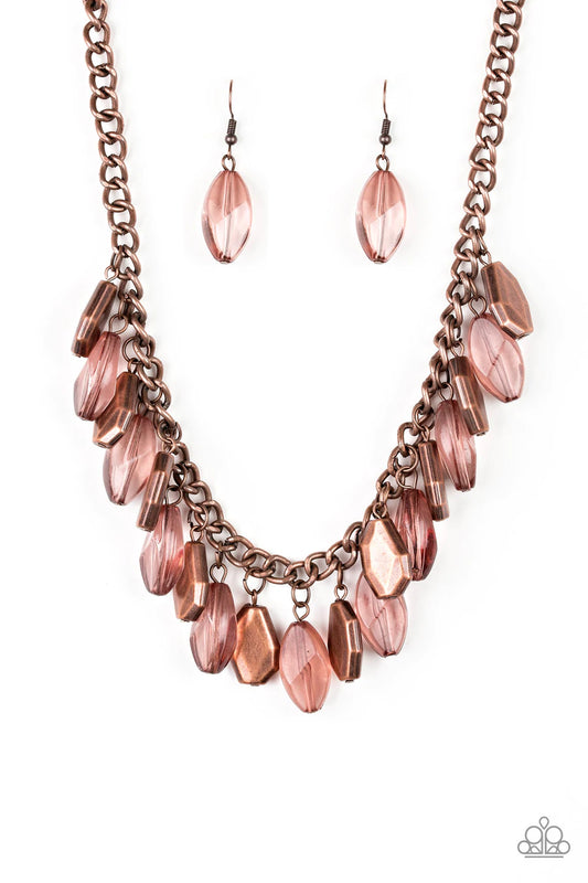 Fringe Fabulous- Copper Necklace