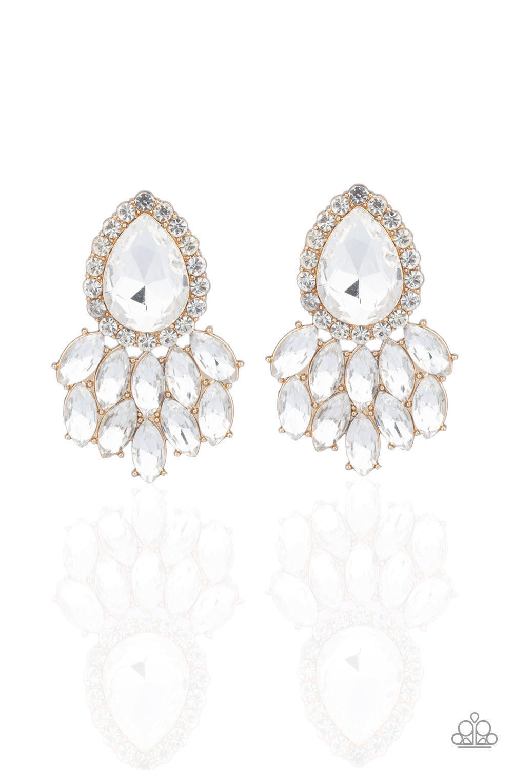 A Breath Of Fresh HEIR - Gold Paparazzi Earring