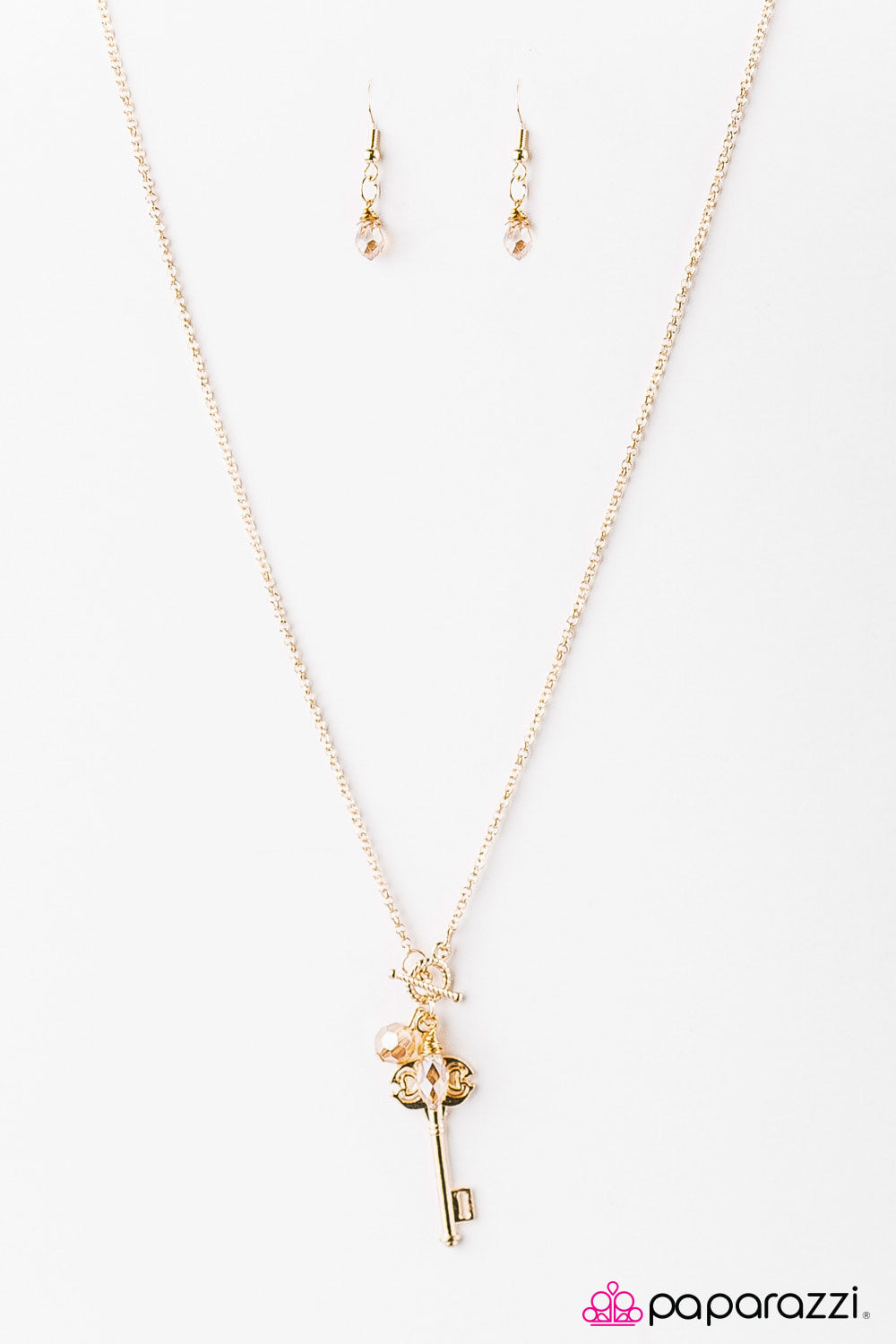 Key To The City - Gold Paparazzi Necklace