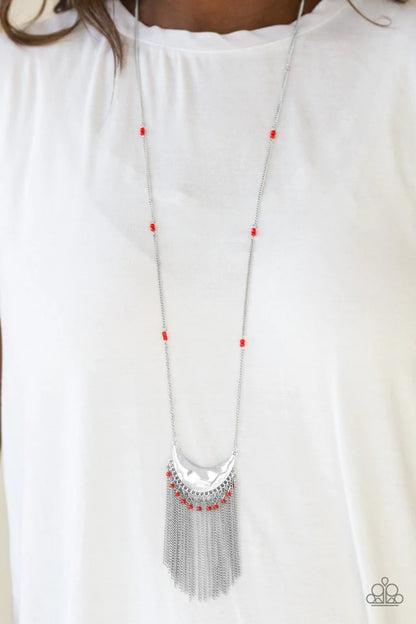 Desert Trance - Red Necklace
