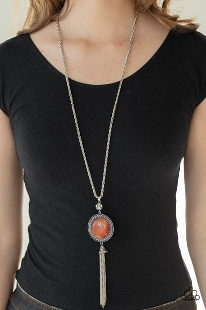 Serene Serendipity - Orange Necklace