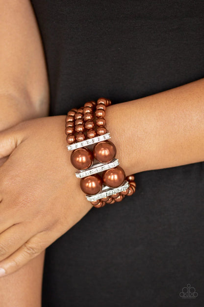 Romance Remix - Brown Paparazzi Bracelet