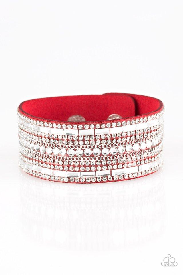 Rebel Radiance - Red Paparazzi Bracelet