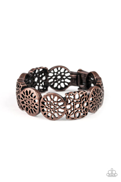 Mandala Mixer - Copper Bracelet