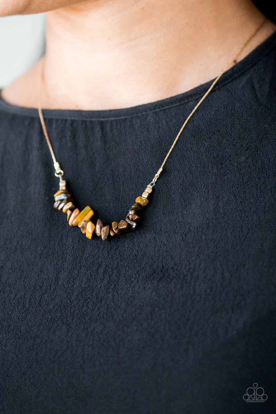Back To Nature - Brown Paparazzi Necklace