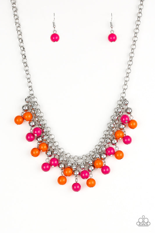 Friday Night Fringe - Multi Paparazzi Necklace