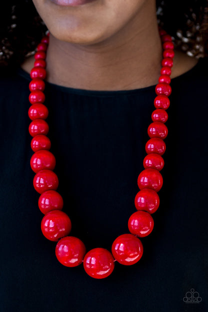 Effortlessly Everglades - Red Necklace