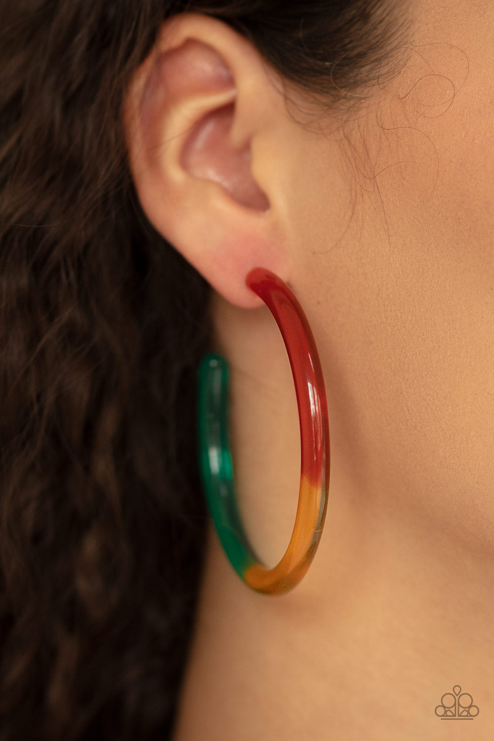 Awesome Aura - Multi Paparazzi Earring