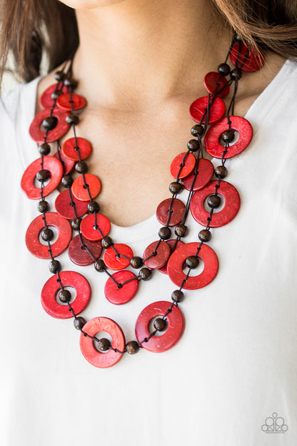 Catalina Coastin - Red Necklace