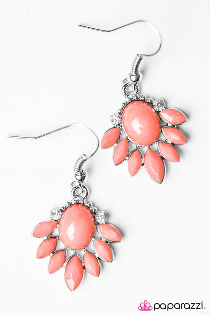 Demurely Demure - Orange Paparazzi Earring