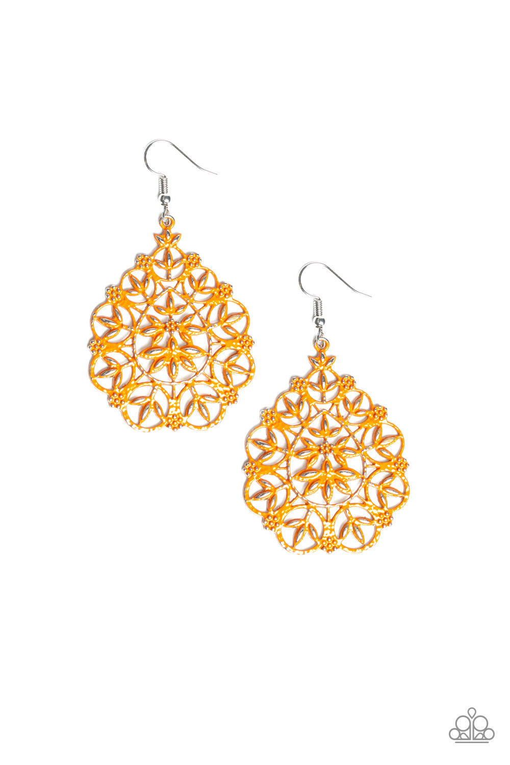 Garden Party Princess - Orange Earring