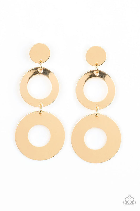 Pop Idol - Gold Post Earring