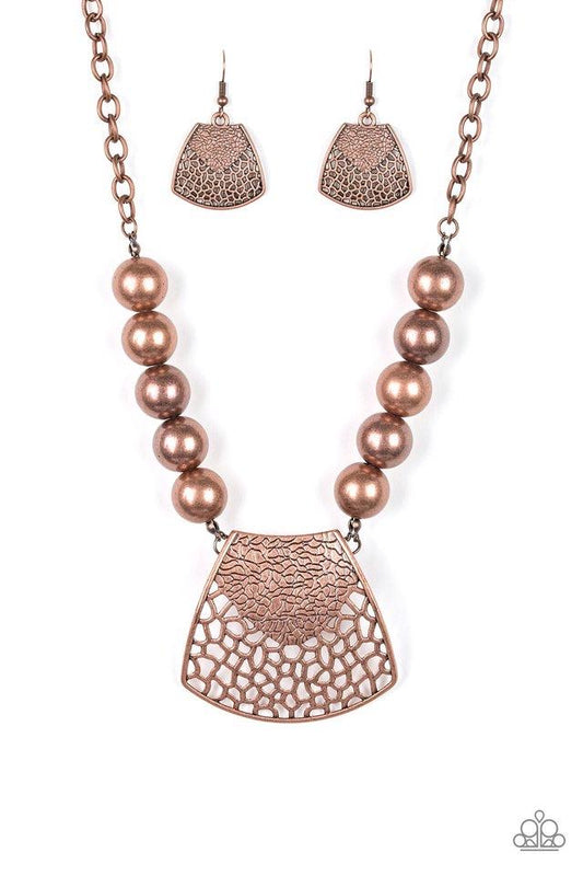Large and In Charge - Copper Necklace