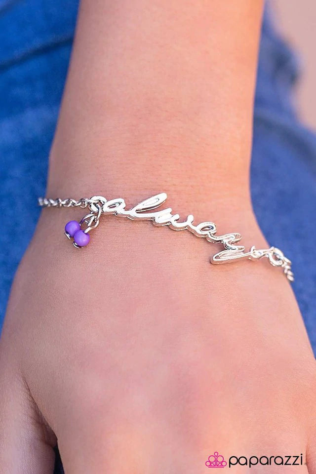 This I Promise You - Purple Bracelet