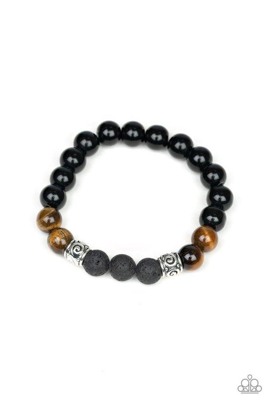 Mantra - Brown Bracelet