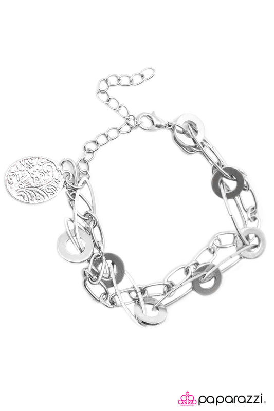 Once In A Lifetime - Silver Paparazzi Bracelet