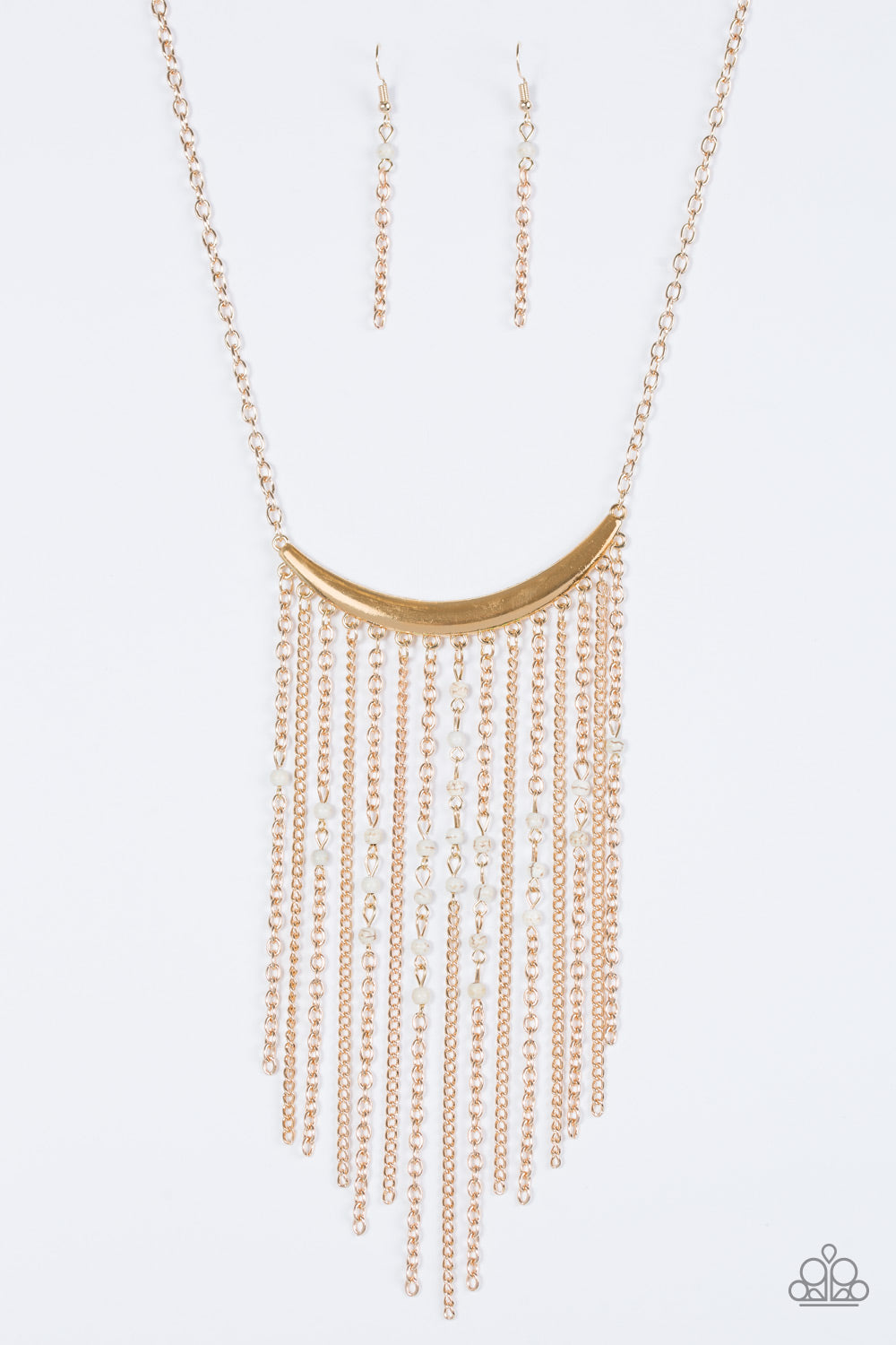 Runaway Rumba - Gold Paparazzi Necklace