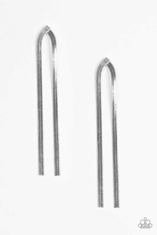 Very Viper - Silver Post Earring